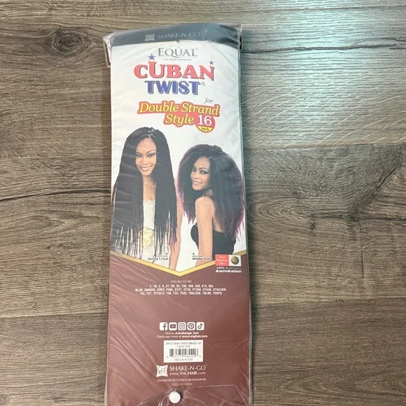 Equal Cuban Twist Hair - Burgundy - Picture 6 of 7